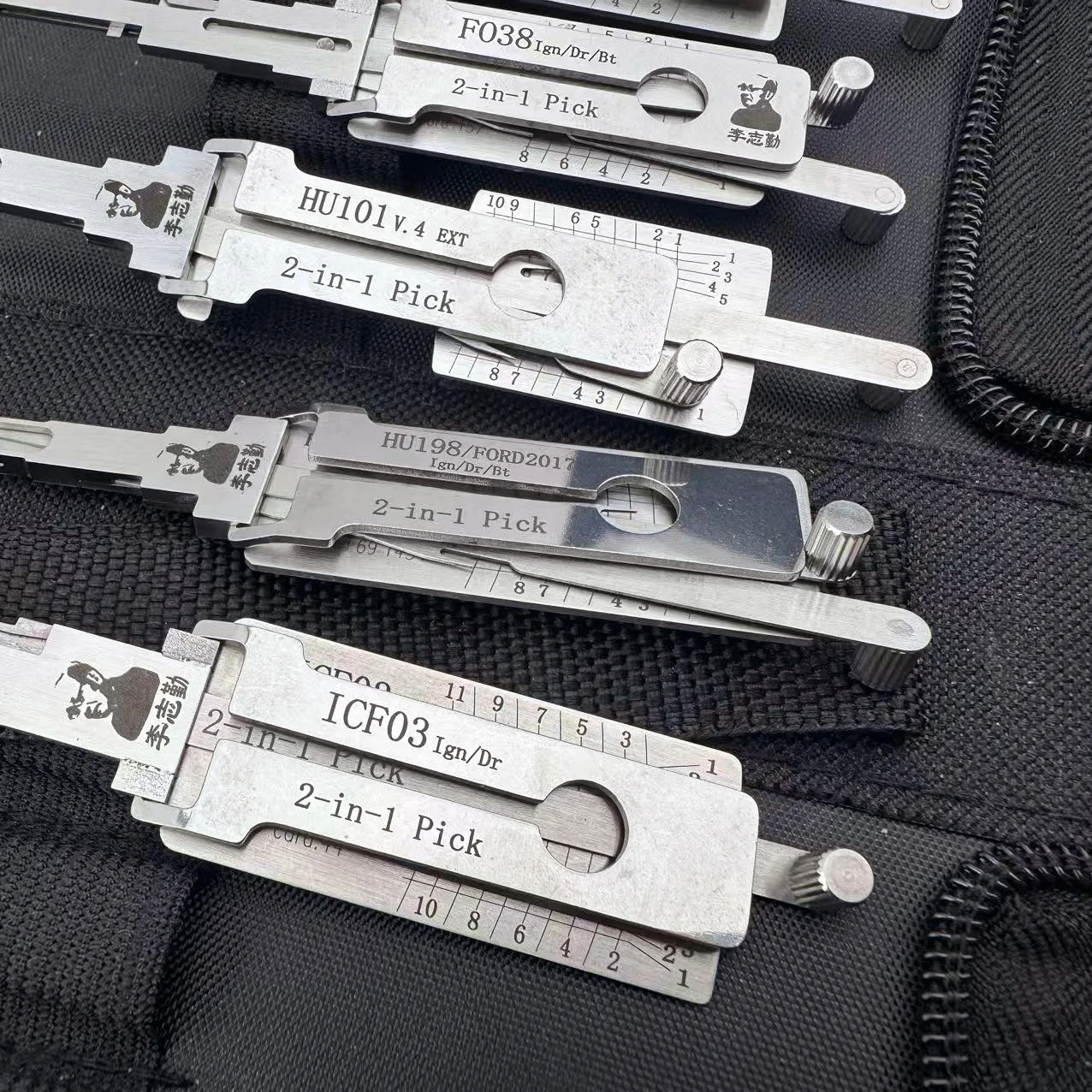 For Ford LISHI 2in1 Decoder HU101/FO38 /HU198/FORD2021/ICF03/FO21 Lock Pick Tool Locksmtihs tool