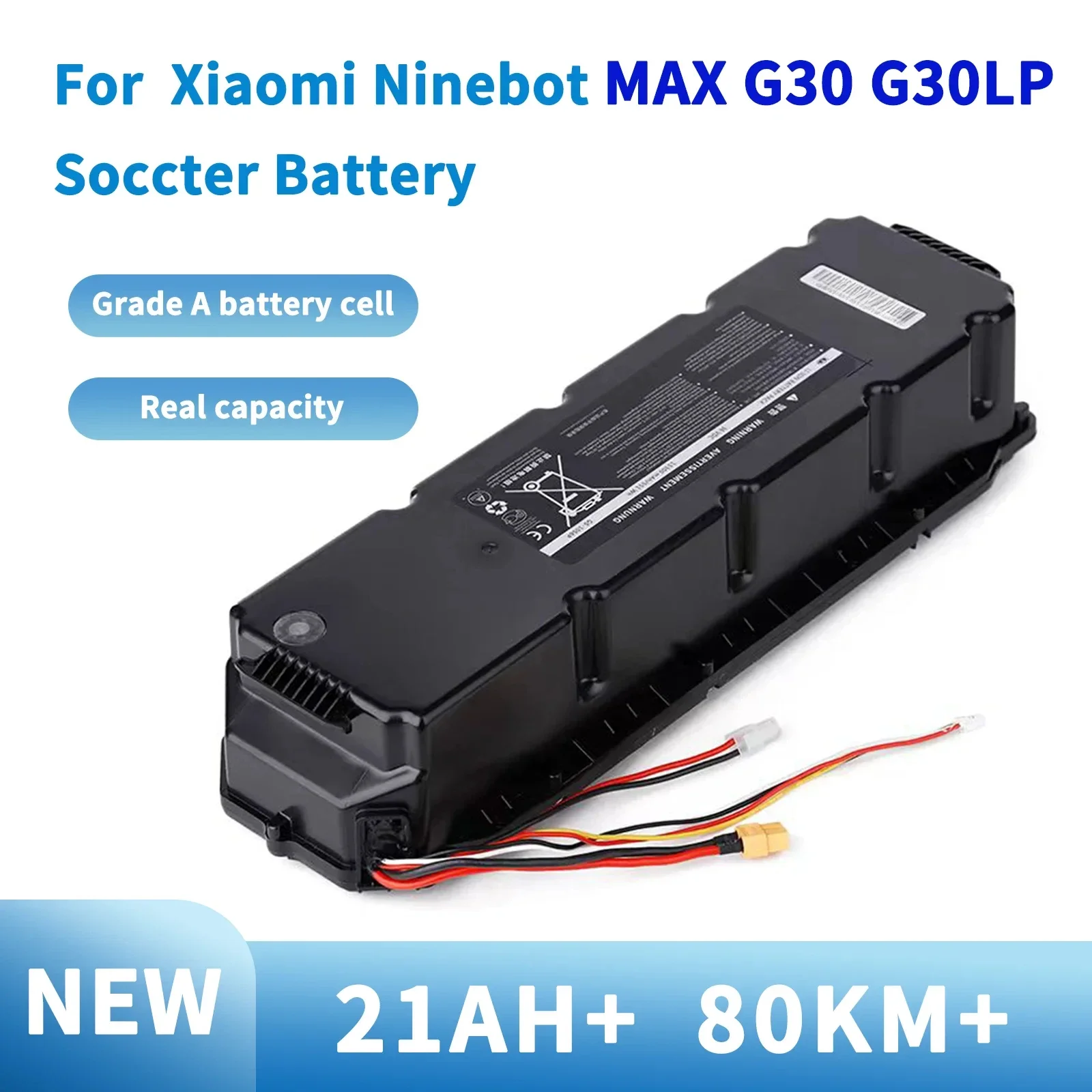 For Ninebot MAX G30 G30LP Soccter G30 36V Soccter Battery 18650 10S6P 15.3Ah
