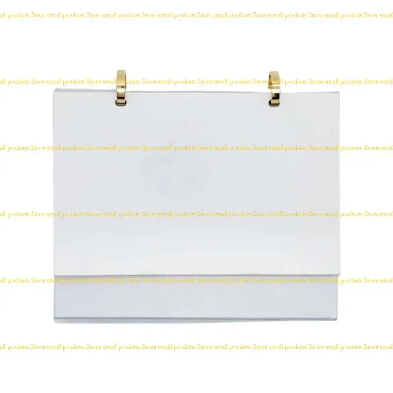 

R1WD Sublimation Desk Monthly Calendar with 14 White Pages Heat Transfer Paper Calendar for Photo Gifts and Home Office Use