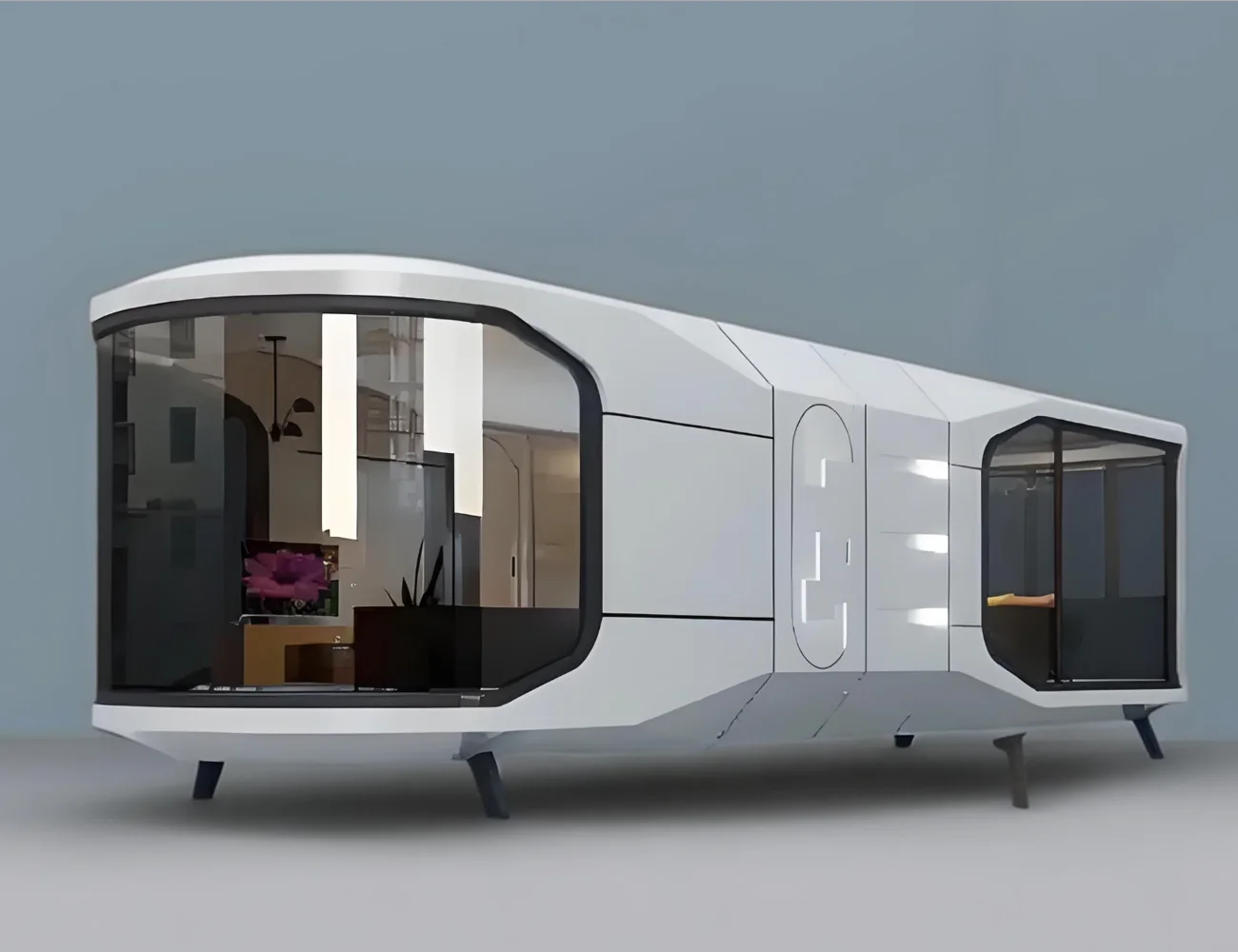 

S70 Luxury Smart Space Capsule House Dome Fast Construction with Steel Frame and Sandwich Panel for Housing