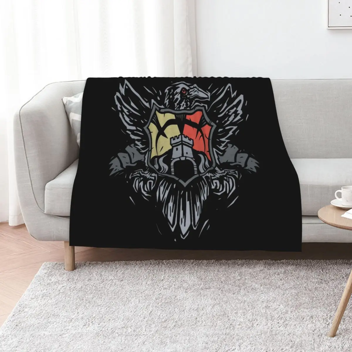 The Eagle and The Menara Throw Blanket Vintage Flannels decorative Polar Winter beds Stuffeds Blankets