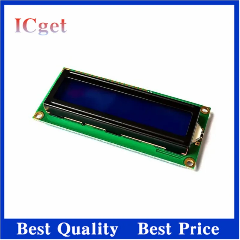 LCD1602 1602 LCD Module Blue / Yellow Green Screen 16x2 Character LCD Display PCF8574T PCF8574 IIC I2C Interface 5V for arduino