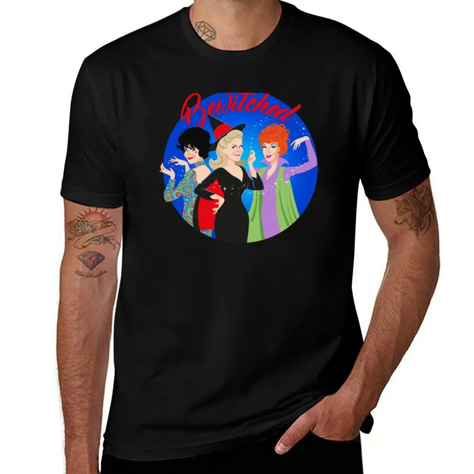 

Bewitched 60 Anniversary T-Shirt cotton tshirt 100% t shirts for man graphic vintage