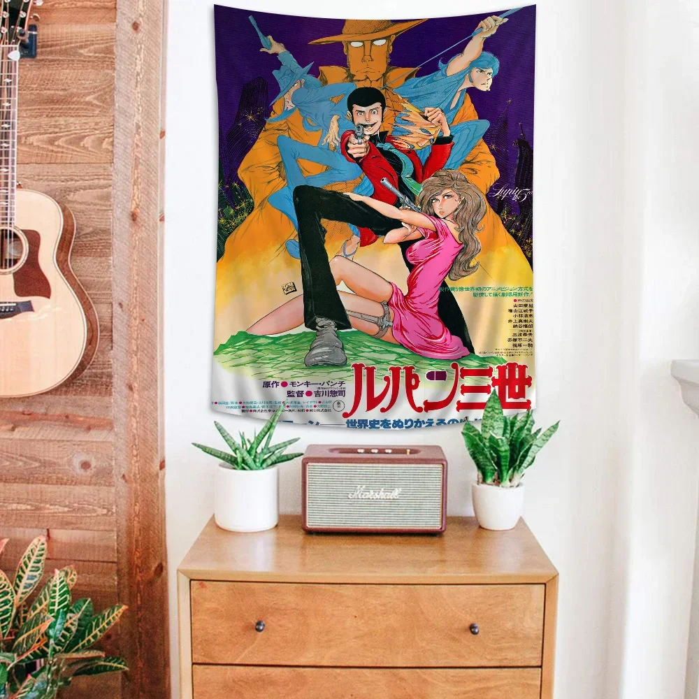 نسيج لوبين الثالث-ماندالا ، نسيج جدار بوهيمي ، ماندالا ، هيبي ، رخيص