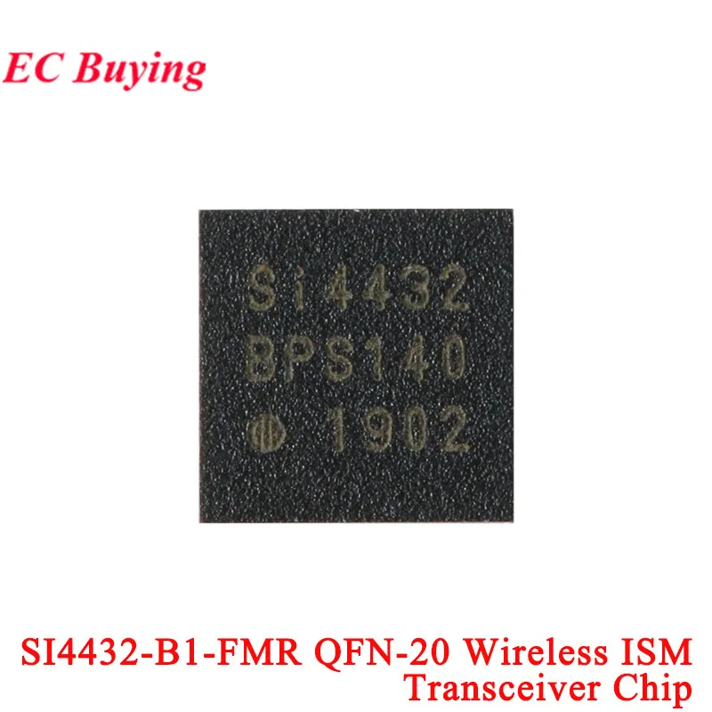 1-2Pcs CMT2300A SI4438/SI4432 433MHz GFSK LoRa Wireless Transceiver Module RF Transmitter Receiver Spring Antenna Distance 1000m