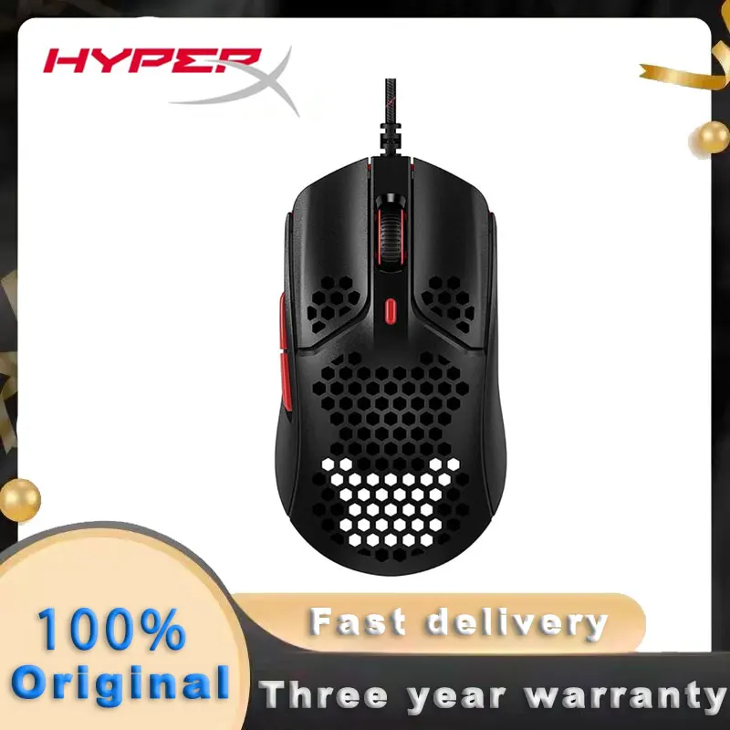 HyperX Pulsefire Haste Wired Gaming Mouse RGB 16000 DPI USB Wire Computer Mouse Pixart 3335 Sensor For PC PS4 and Xbox One