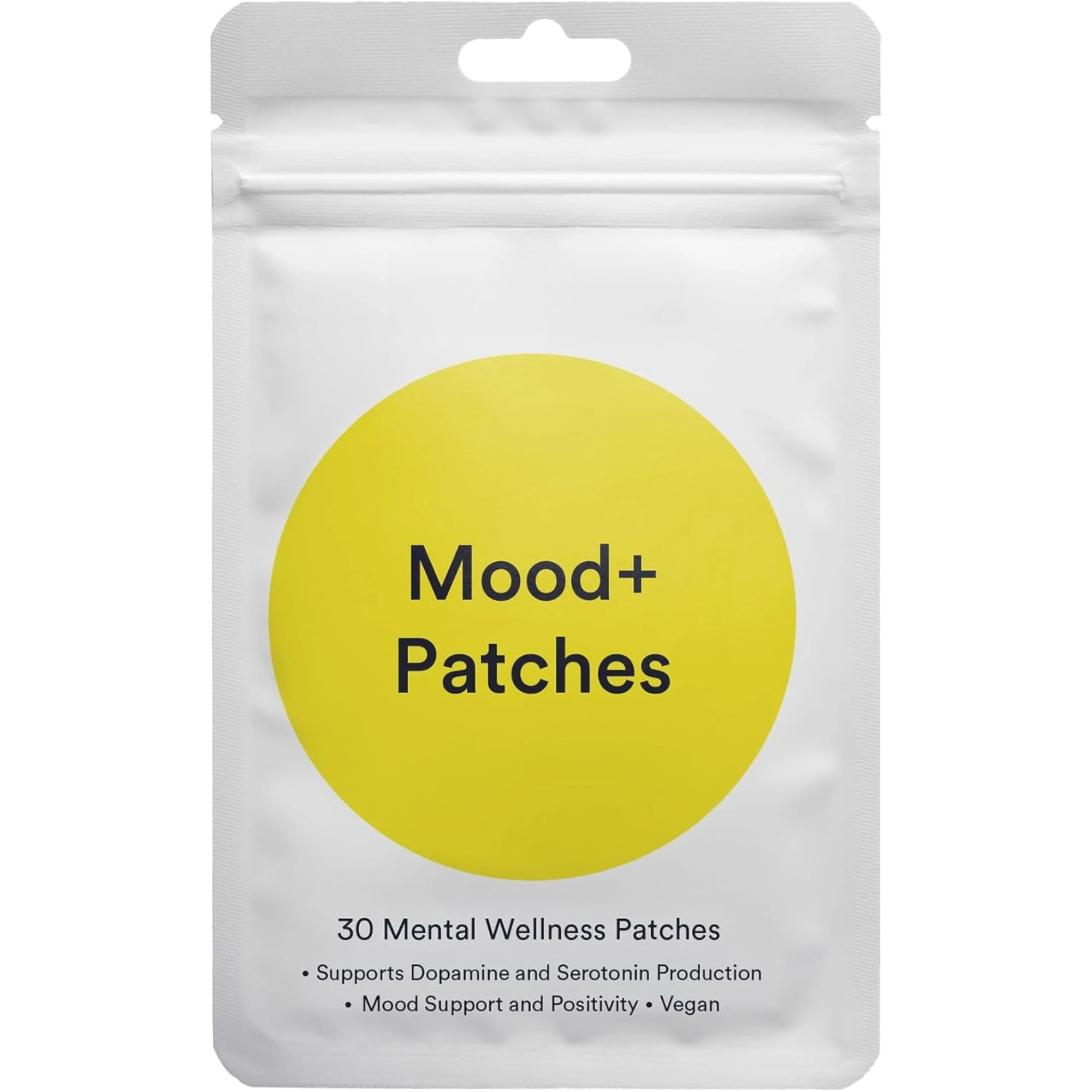 

30 Count Mood plus Patches with Mucuna Pruriens Rhodiola And Lions Mane Extract Vegan Natural Mood Enhancement Patches