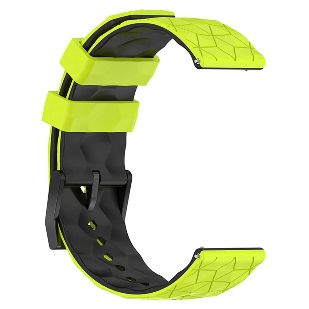 สายคล้องคอซิลิโคน22มม.สำหรับ Garmin Huami สายรัดข้อมือ Smartwatch สำหรับ Samsung Galaxy สร้อยข้อมือ