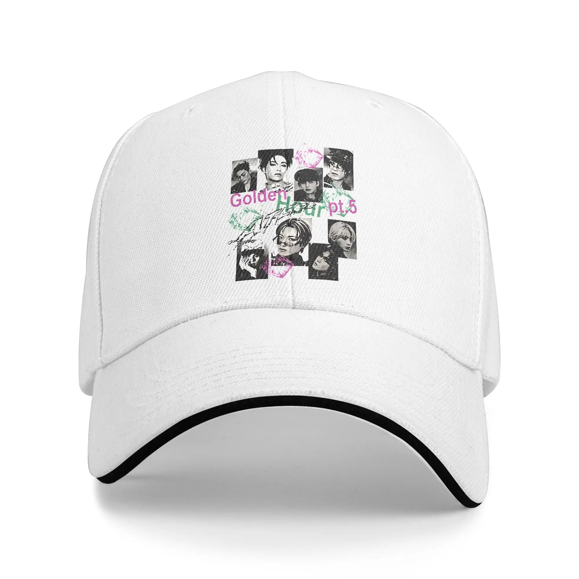 Summer Casual Baseball Cap ATEEZ Album GOLDEN HOUR : Part.5 Outdoor Gym Hip Hop Hats For Men Adult Street Style Baseball Caps