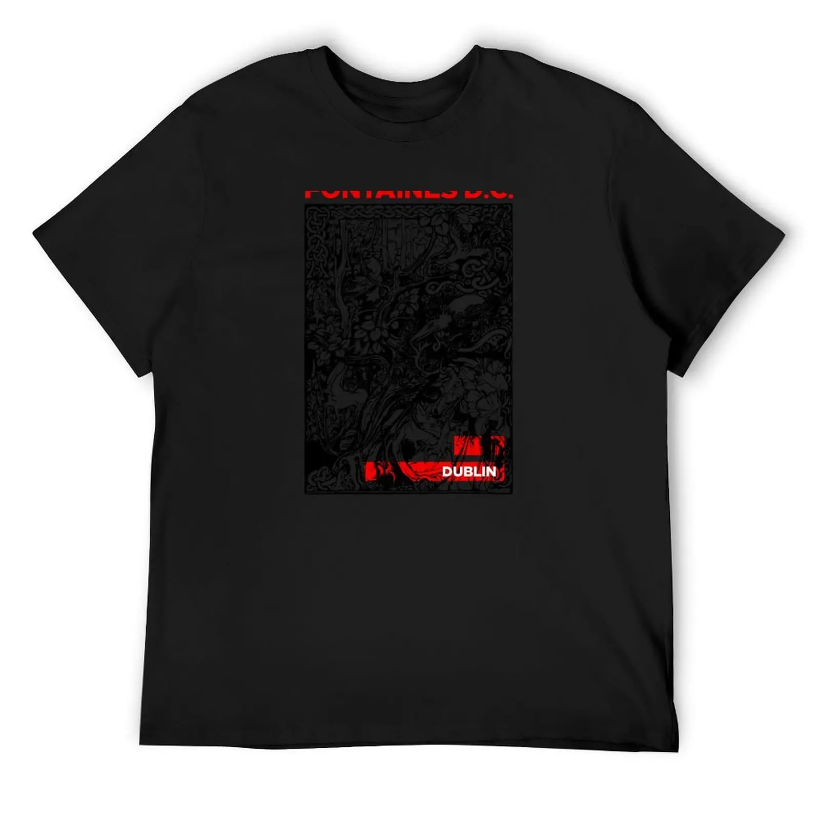 Fontaines DC ? DUBLIN T-Shirt anime figures anime custom shirt men clothings