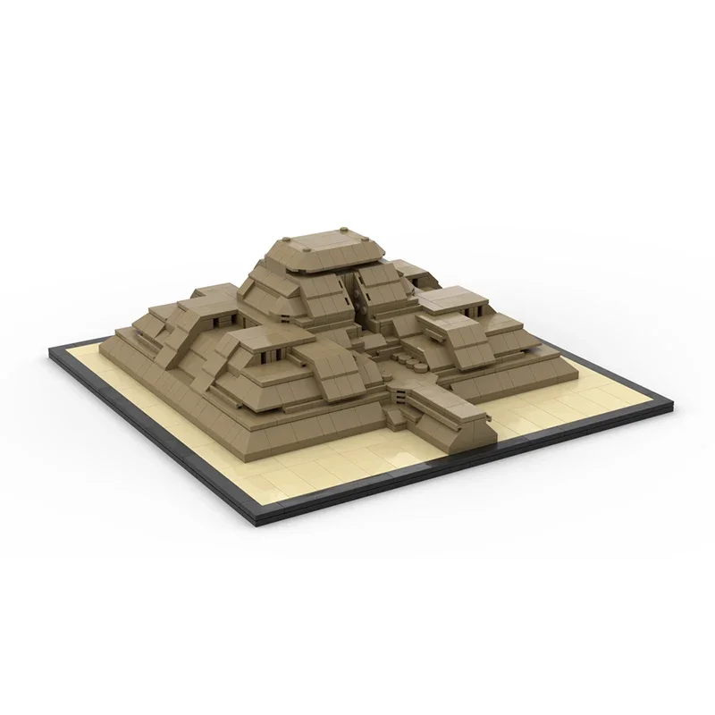 Bloques de construcción de vista de calle Medieval para niños, modelo MOC, Palacio del desierto, regalos de tecnología Modular, juguetes de ensamblaje de vacaciones, traje