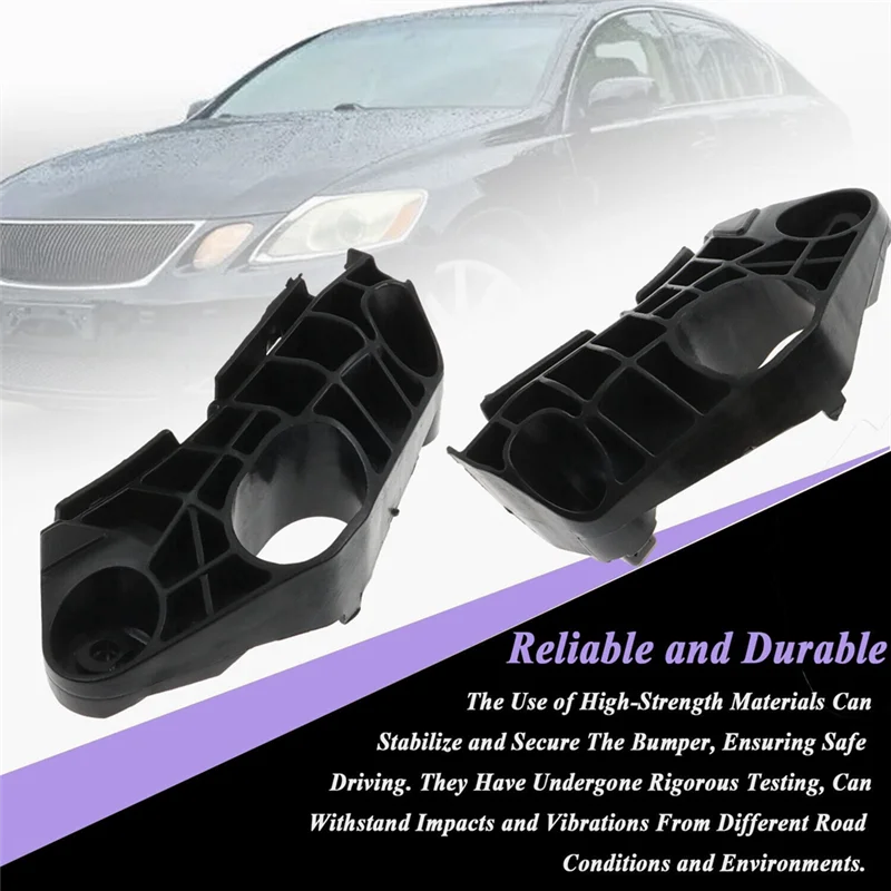 

B78B-Car Front Left And Right Bumper Cover Bracket Retainer For Lexus GS430 2006-2007 52536-30190, 52535-30210 Replacement