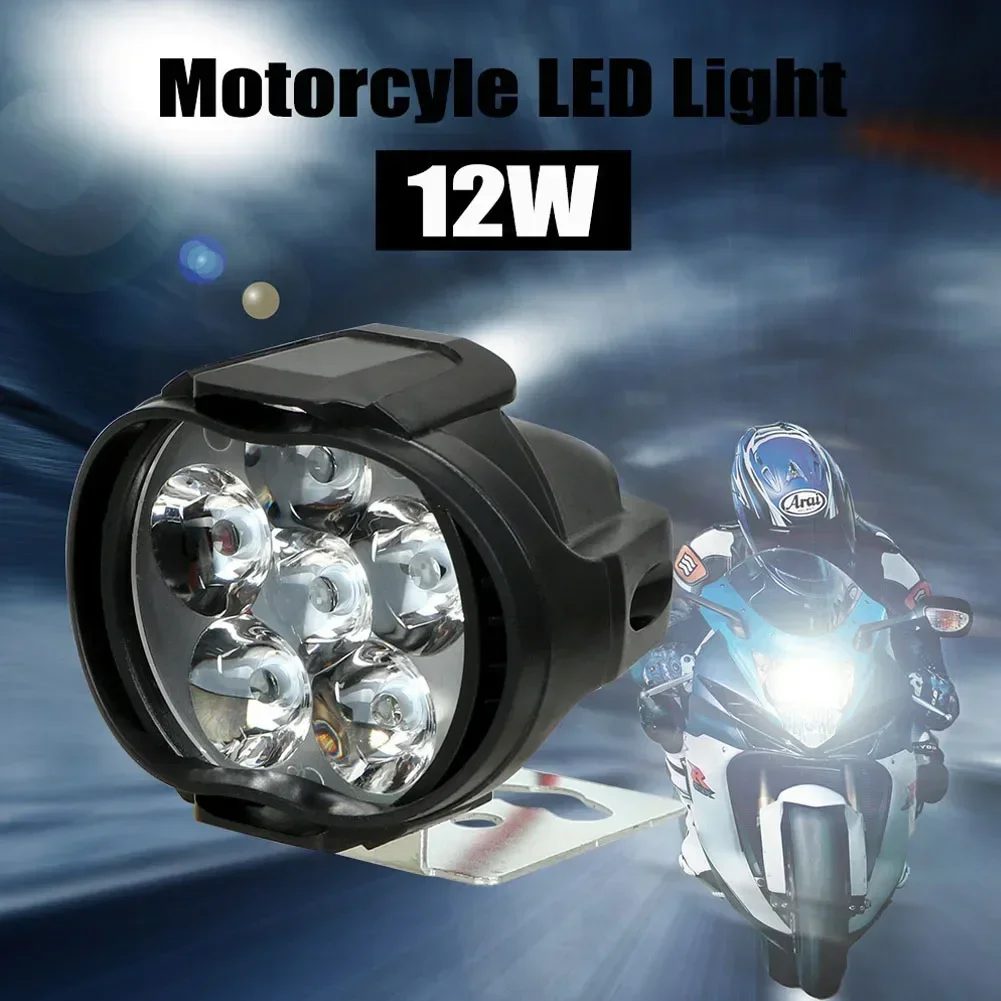 High quality Work light Auto Car Fog Headlight Lamp Lights Motorcycle Spot Work 12V 6 LED 6000K ATV Waterproof