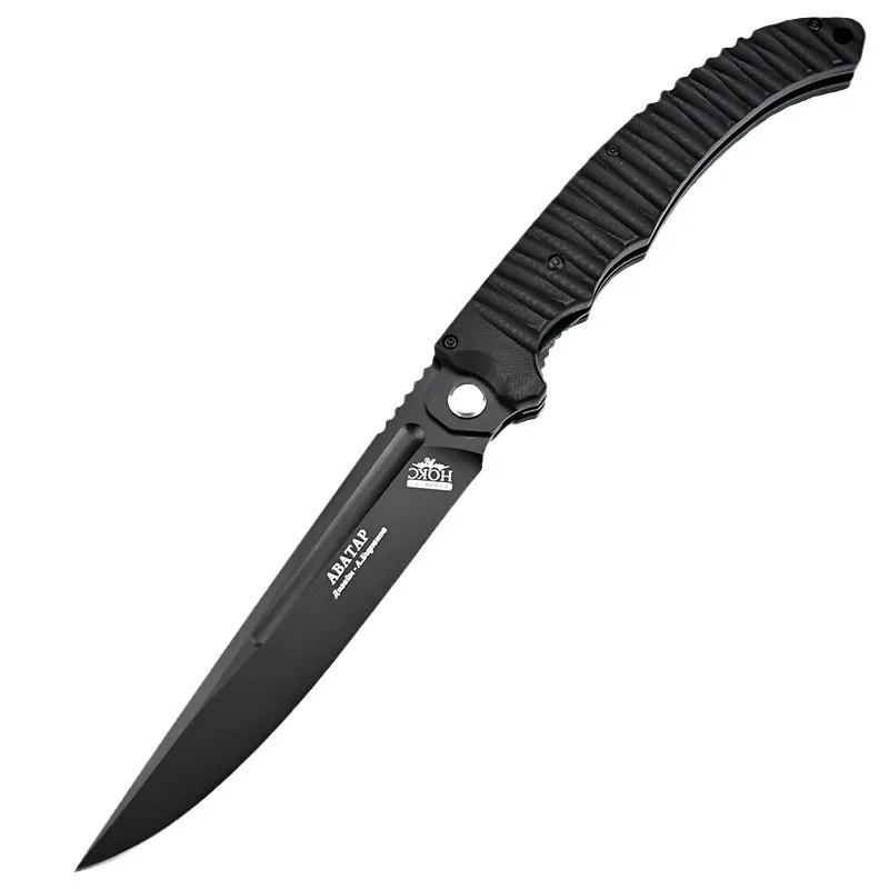 Cuchillo de bolsillo portátil para acampar al aire libre autodefensa plegable cuchillo salvaje supervivencia EDC herramienta