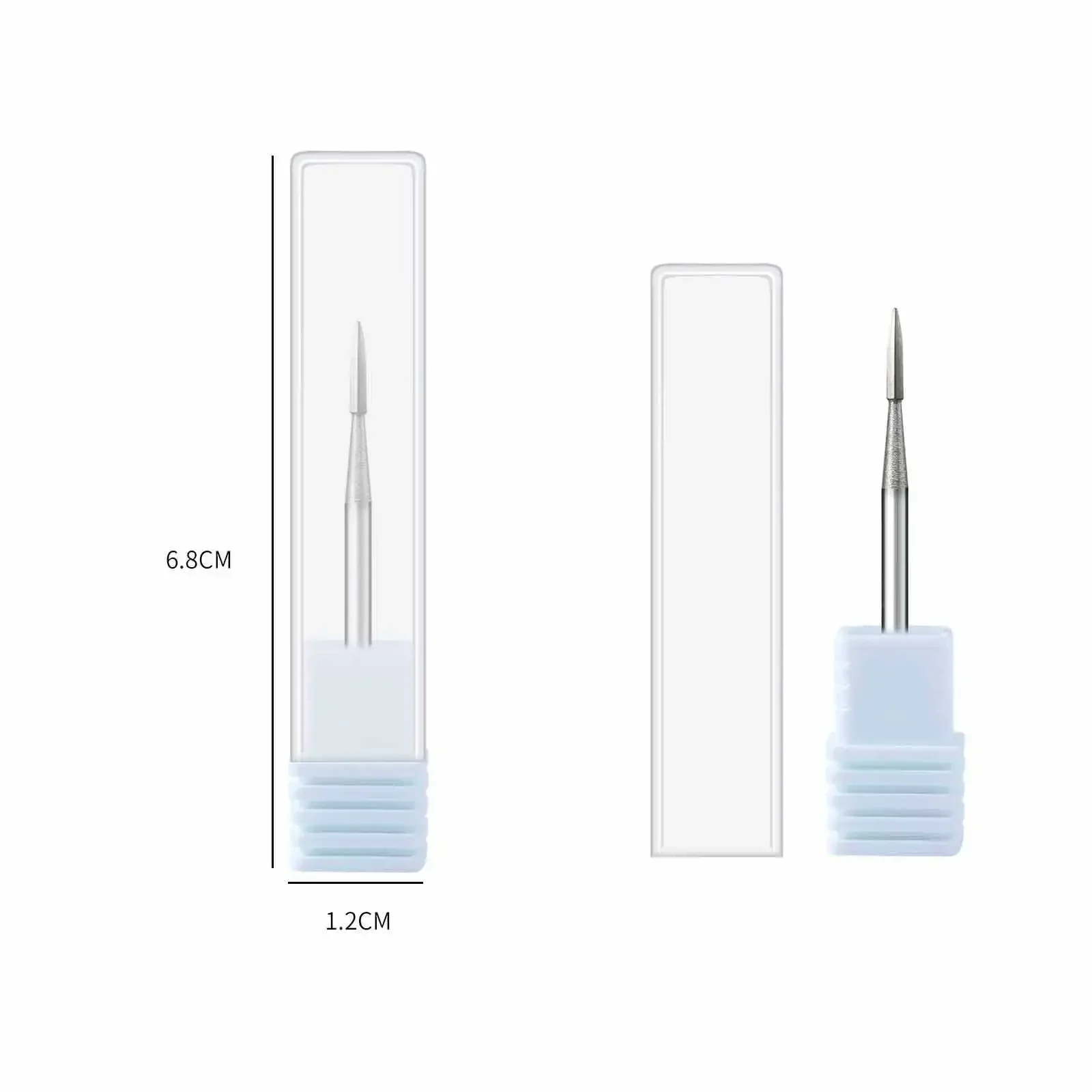 Trapano elettrico per strumenti per manicure e pedicure, punta per trapano per unghie in ceramica al carburo di tungsteno Ruota punte per fresa per unghie