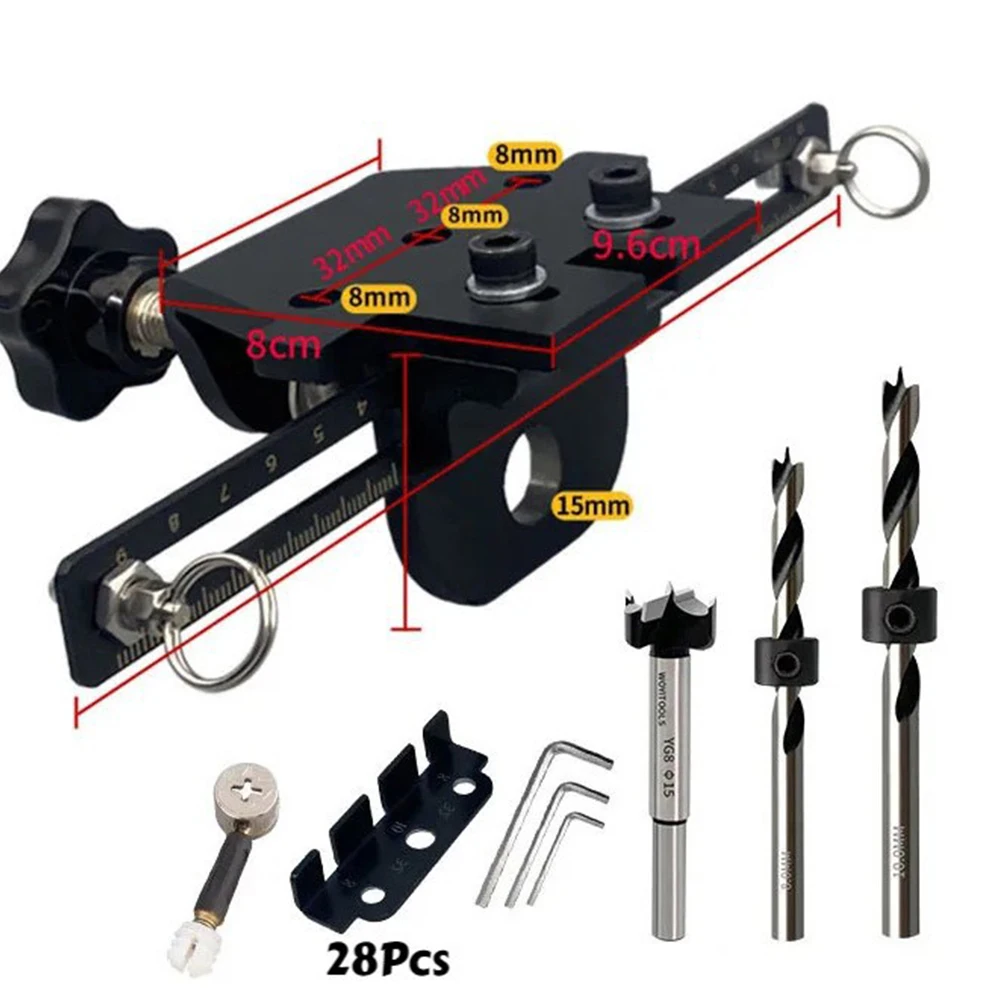 

Compact Dowel Jig Drill Kit for Accurate Wood Joinery Efficient Positioning and Quick Setup for All Skill Levels