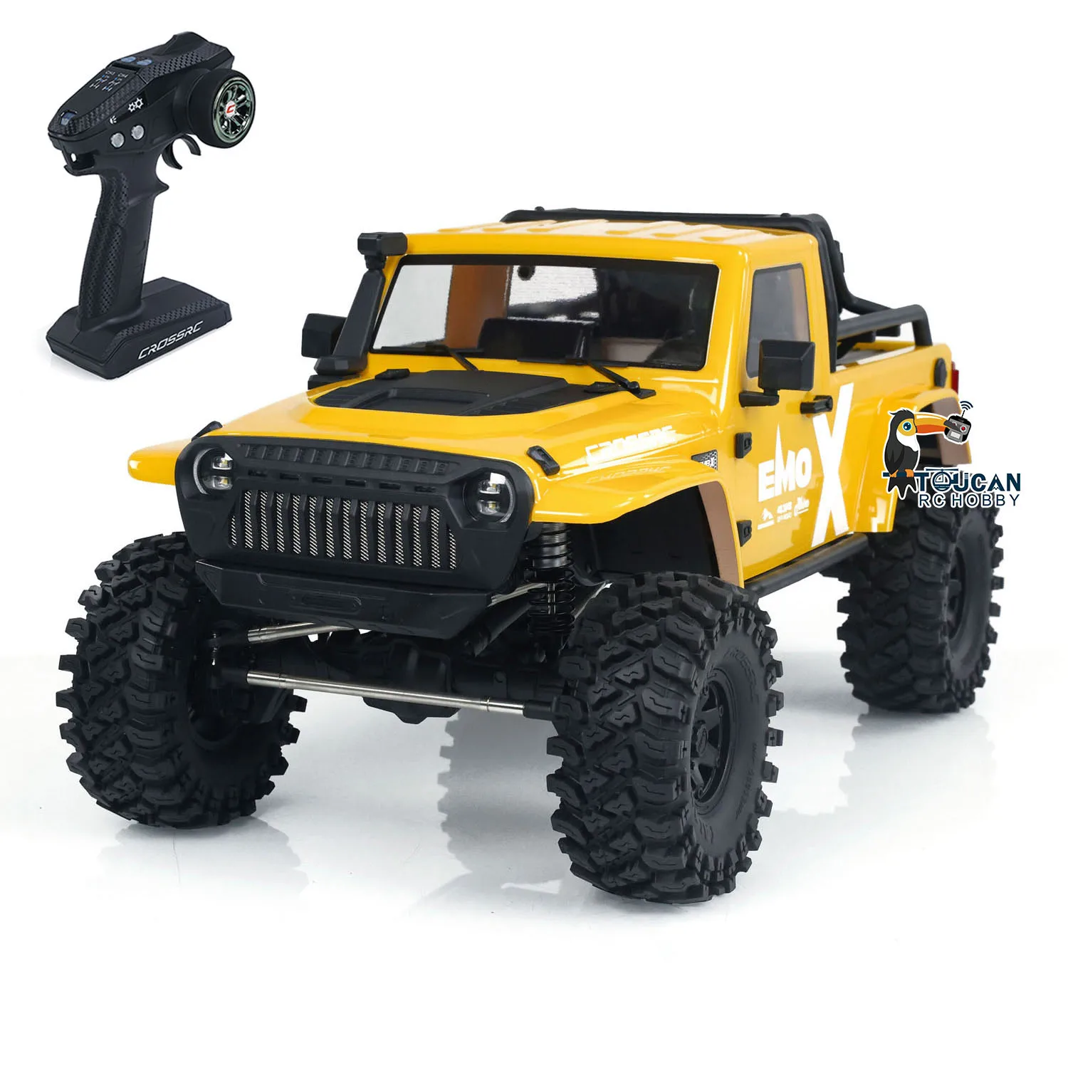 4X4 CROSSRC 1/8 RC Car Crawler EMO X Climbing Car Remote Control Off-road Vehicles Model 2-speed Transmission Toys TH22419