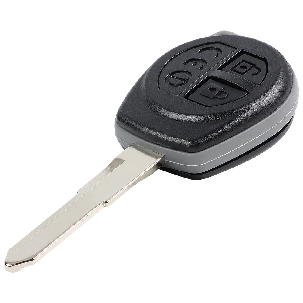 KEYECU P/N 37145-62R10 مفتاح السيارة للتحكم عن بعد مع 2 أزرار FSK 433MHz ID47 رقاقة لسوزوكي سويفت فوب HU87 شفرة غير مقطوعة