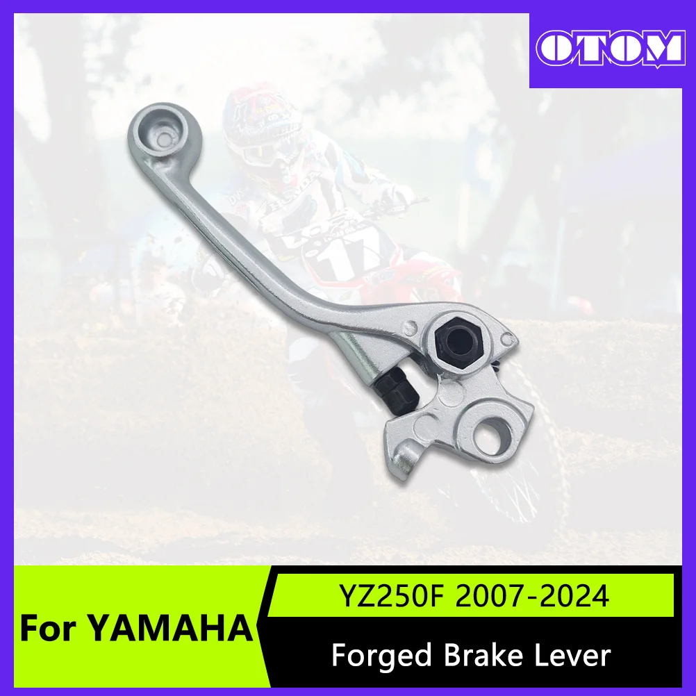 OTOM 07-24 دراجة نارية مزورة الفرامل رافعة الألومنيوم رافعة لياماها YZF WRF 125 250 450 الترابية دراجة الفرامل رافعة