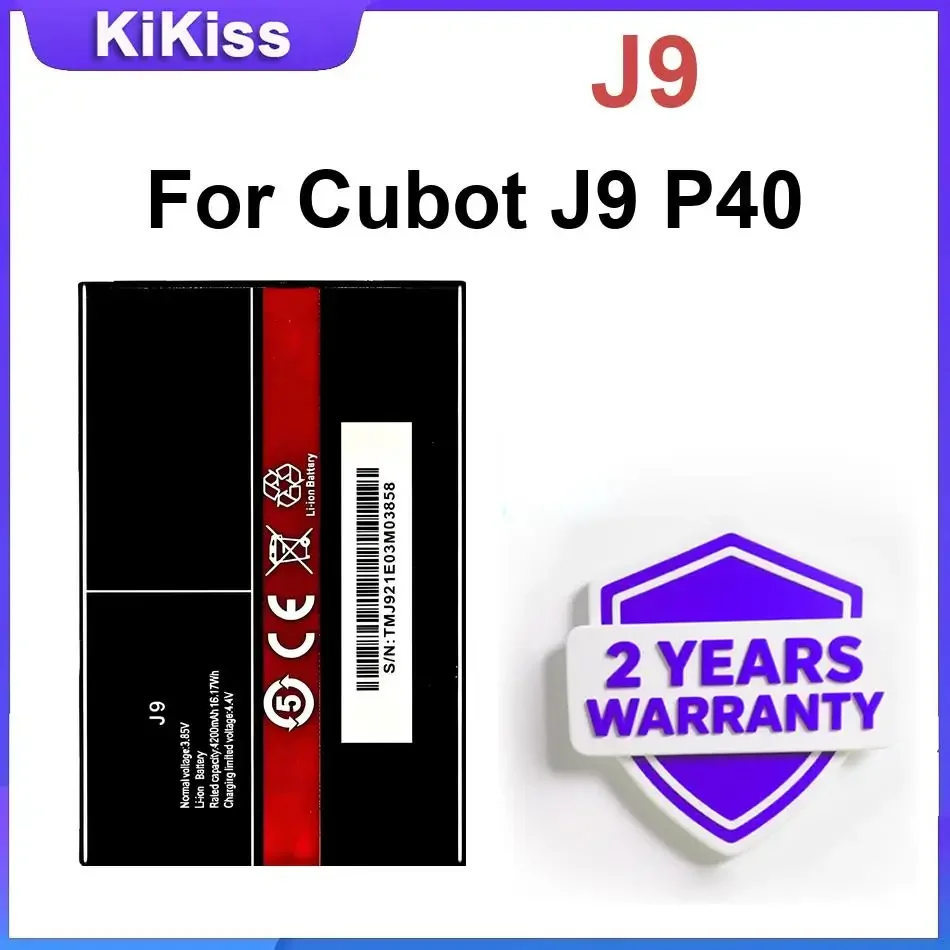 J9 Batteries For Cubot J9 P40  4200mAh Powerful Mobile Phone Battery