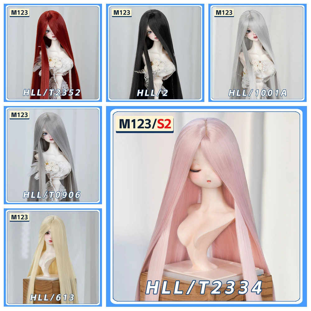 

Doll Accessories Ball jointed Doll 1/6 1/4 1/3 YOSD MSD SD BJD boy girl female long wig toy