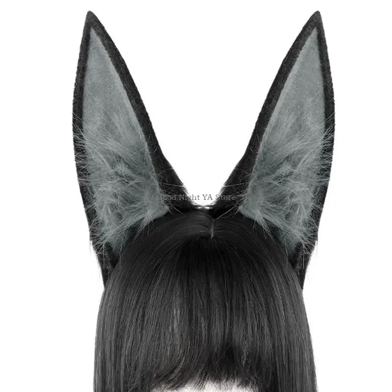 Verstelbare konijnenoren haarstukje meerdere kleurenoptie mode hoofdbanden haarstukje voor vakantie cosplayer foto rekwisieten