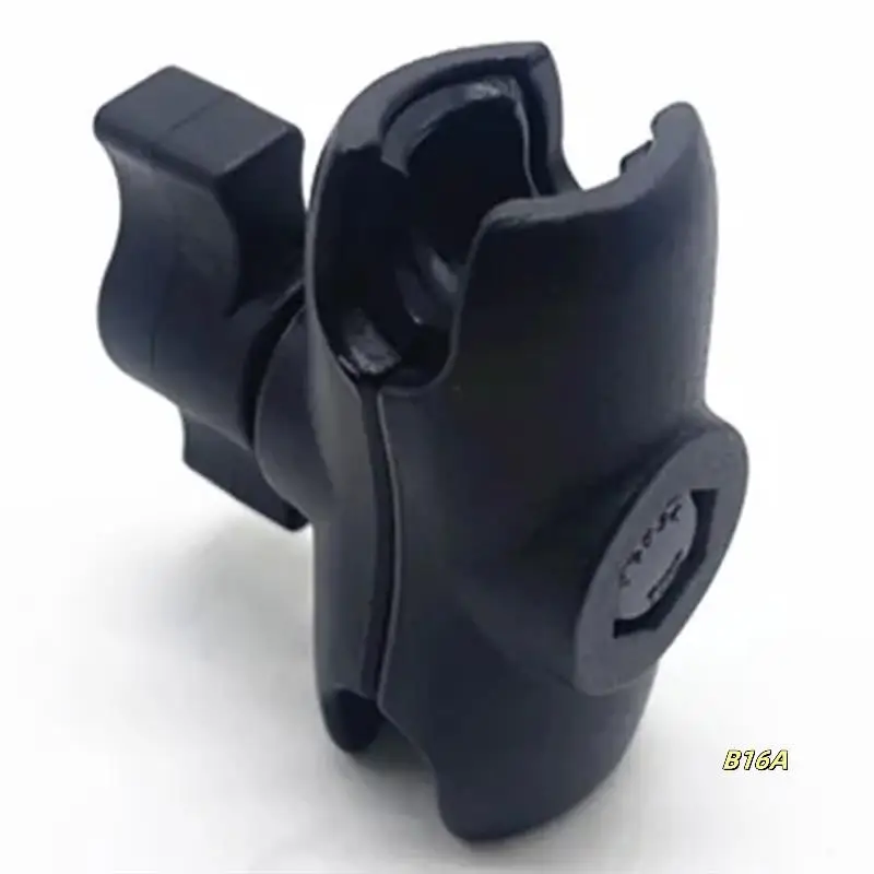 Motorcycle Aluminum Alloy Double Socket Arm For 17Mm- 25Mm Ball Head Clip Mount Adapter Extension Swivel Arm RAM Mount