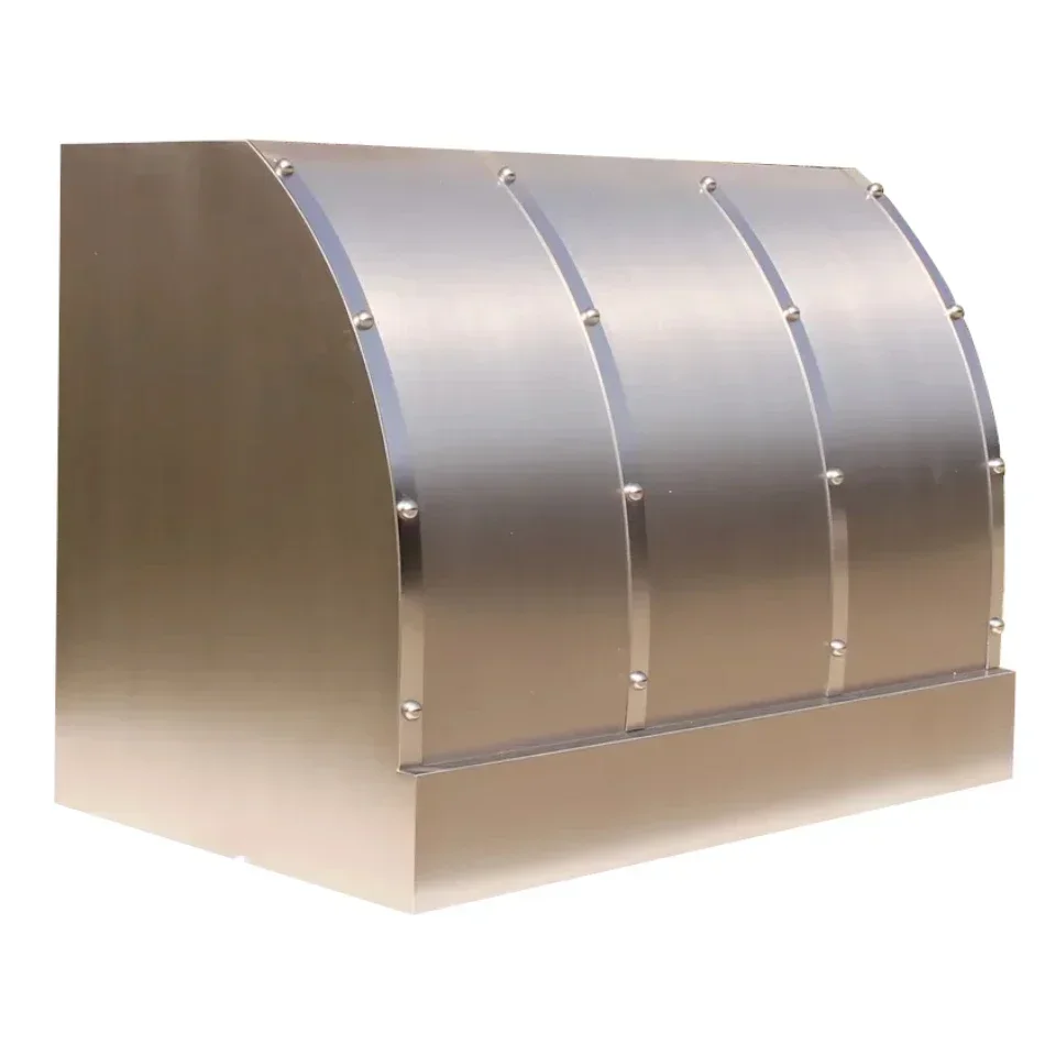 

Customized Barrel Shape Design Stainless Steel Range Hood Modern Design House Hold Under Cabinet Chimney Hood