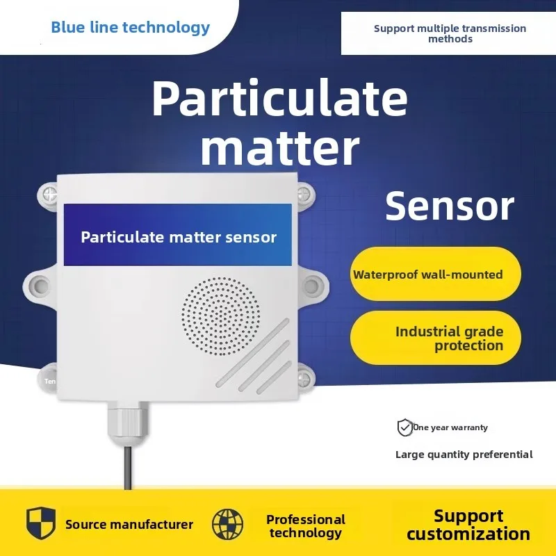 Picture 5: Particulate Matter Detector PM2.5/10 Transmitter Air Quality Haze Concentration Temperature and Humidity Dust Sensor