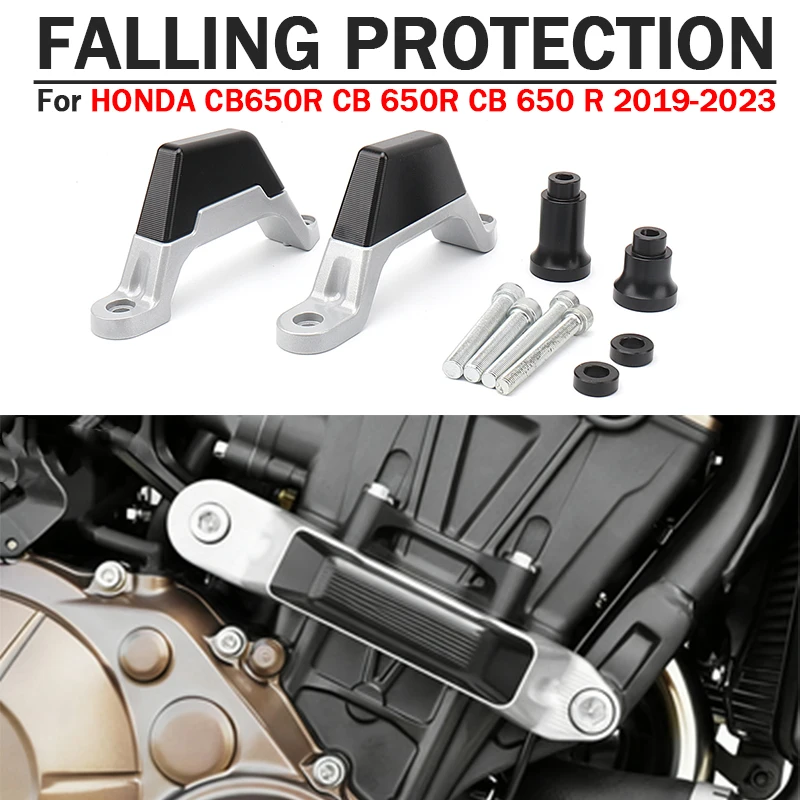 

Motorcycle Anti-Fall Frame Sliders Crash Falling Protection Protector For HONDA CB650R CB 650 R CB 650R 2019 2020 2021 2022 2023