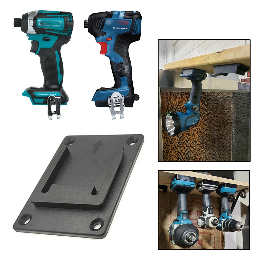 5/10Pcs Battery Storage Rack Battery Holder Case & Tool Holder Dock Mount for Makita/Bosch 18V Wall Mount Fixing Devices