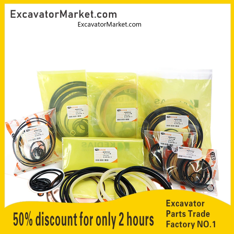 

Excavator Crushing Hammer For Hydraulic 68 75 100 135 140 155 165 175 Gun Head O-Ring Oil Sealing Repair Kit Excavator Parts