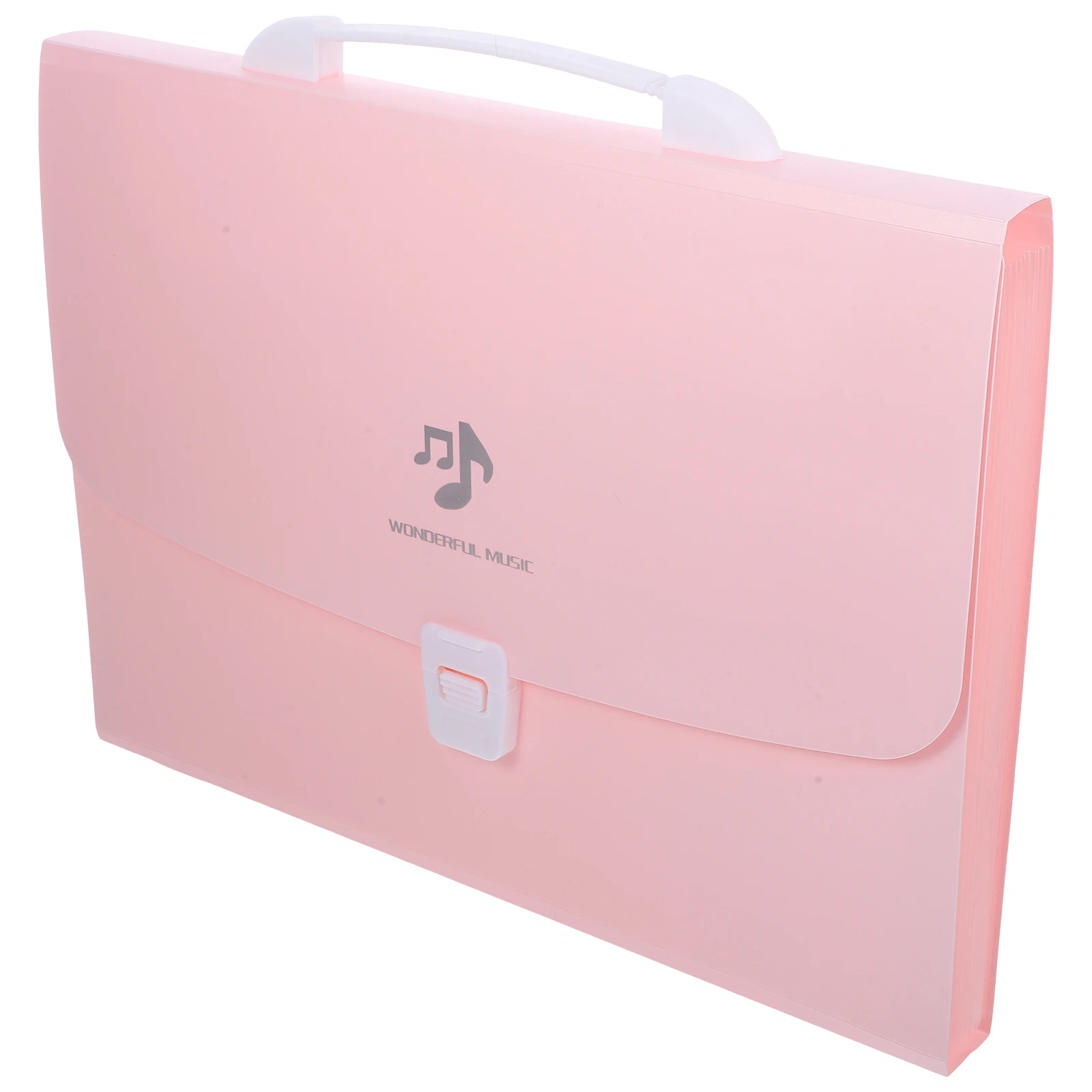 

Portable Organ Bag Office Accordion File Holder Plastic Folder Organizer Expanding for School Storage Student Document