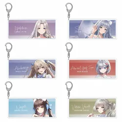 Loen Store Azur Lane cartoon character name anime peripheral acrylic keychain Bag pendant Boy girl limited edition holiday gift
