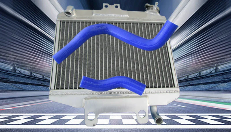 Aluminum racing Radiator + Silicone radioator coolant HOSE For Honda CR250 CR 250 R CR250R 1997 1998 1999 97 98 99