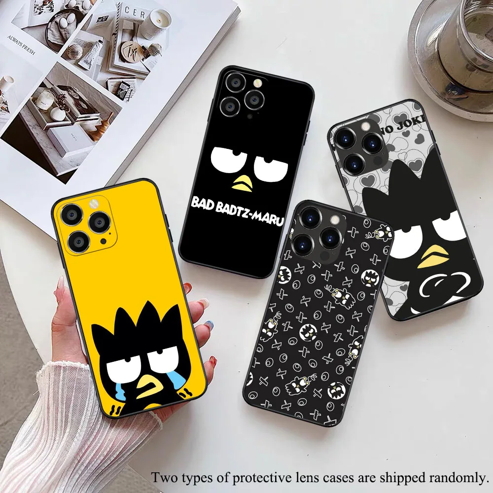 TV-72 Sanrio Bad Badtz Maru Soft Case For iPhone 11 12 13 14 15 Pro Max Plus Mini