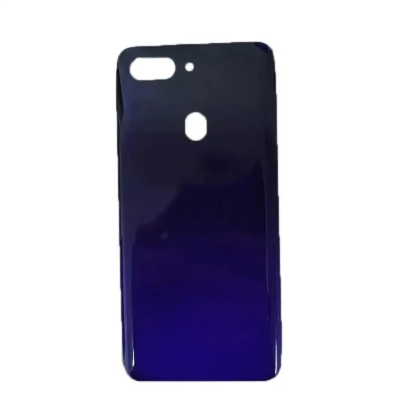 New Straight / Curved Back Glass For OPPO R15 Back Battery Cover Rear Door Housing Case Replacement Parts