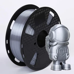 Silk Silver PLA Filament Wire Spool Wire 250g, 500g,1kg 1.75mm 3D Printer Material For 3D Printer Filament wire Vacuum Packaging