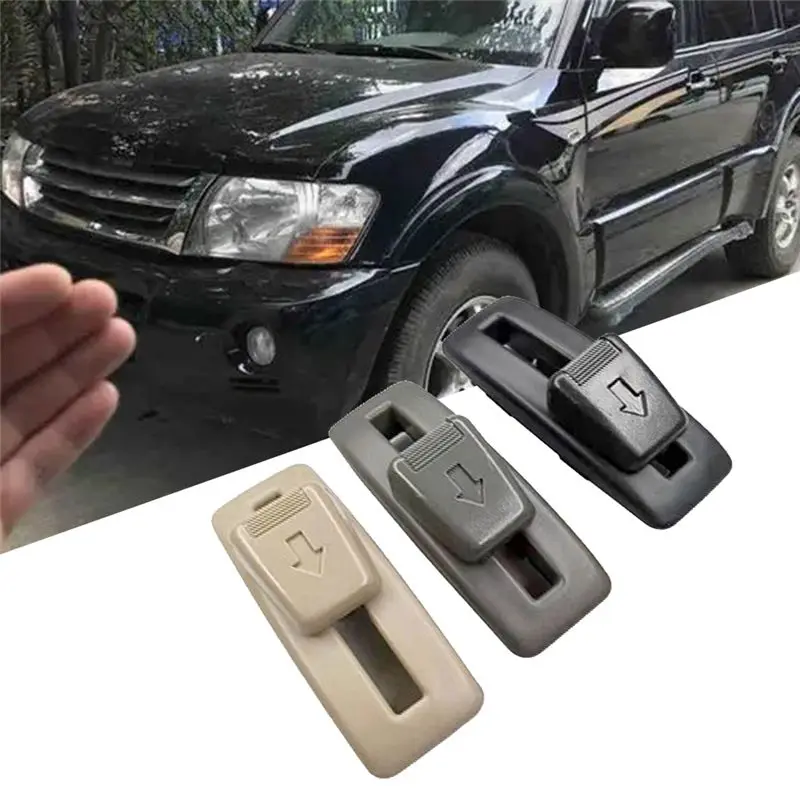 AMEXIAOXU  Car Middle Row Seat Back Recline Knob Lever MR610534 MR610572 For Mitsubishi Montero 01-06 Seats 2Nd Row Folding Cap