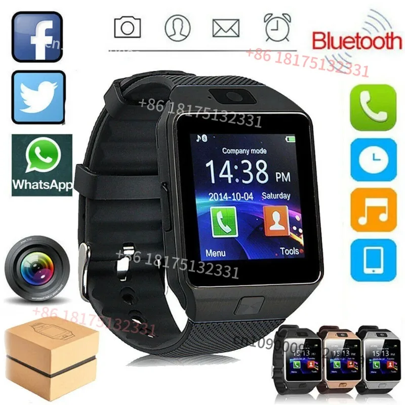 Electronic DZ09 Smartwatch SIM Card 3G 4g Smartphone Camera Fitness Tracker Video Call - view 2