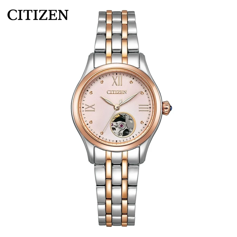 CITIZEN Women\'s mechanical watch Hollow dial Fashion temperament women\'s watchPR1044-87X