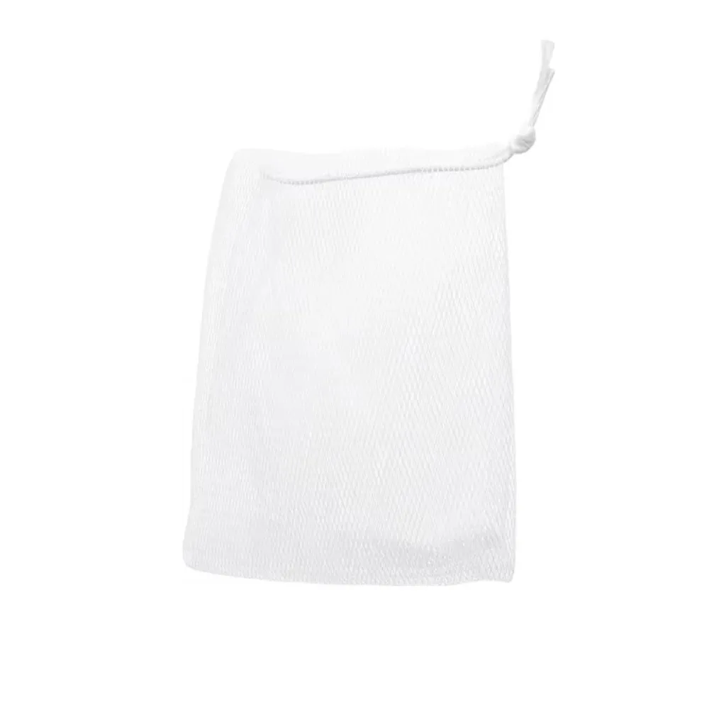 

50Pcs Hangable Soap Foaming Nets with Drawstring Double Layer Shower Gel Saver Pouch Reusable Portable Bath Foaming Mesh Bags