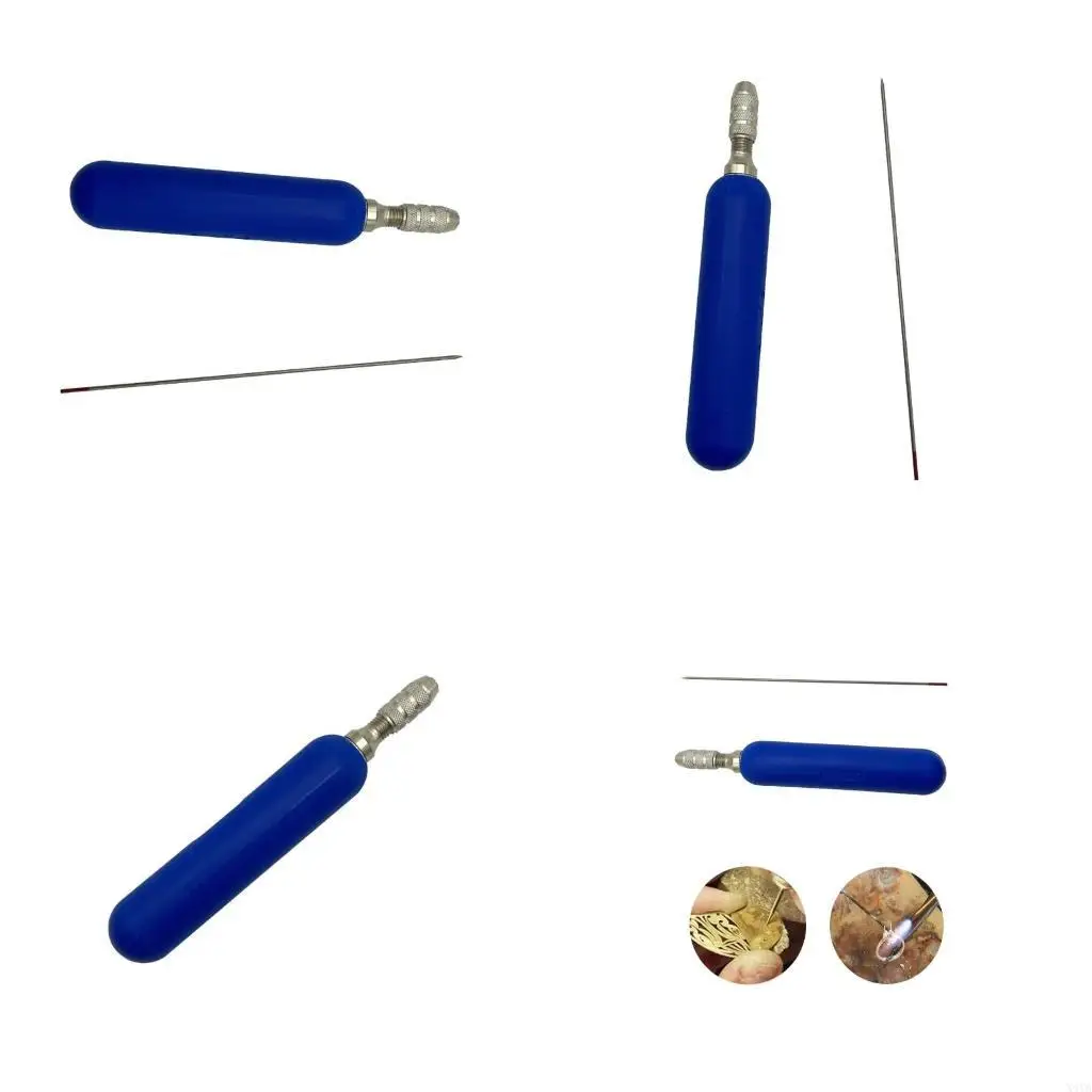 

X4YA Fashionable Jewelry Spots Welding Needle Handle for Gold Silver Brass Soldering Iron Welders Machine Accessories
