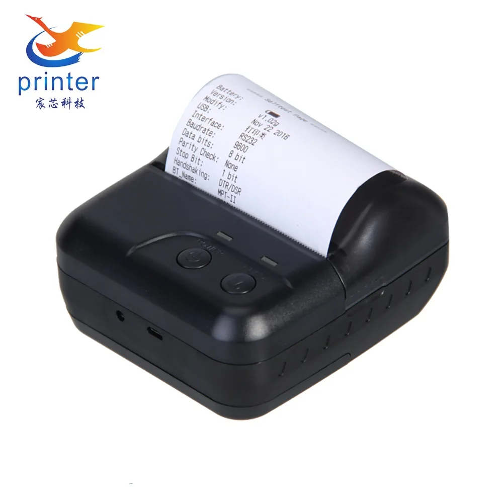 80mm Blue tooth Mobile Printer Android Thermal Printer