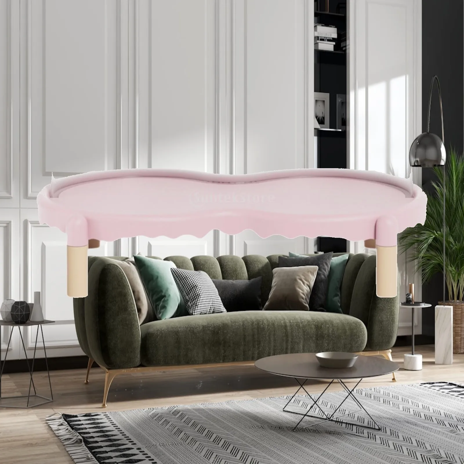 Support surélevé pour gamelles de chats en plastique, compatible avec les distributeurs automatiques de nourriture pour animaux de compagnie, pour les fournitures quotidiennes pour animaux.