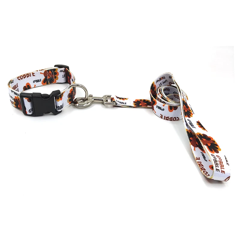 S-L Fashion Durable Dog Collar Thanksgiving dog collar Halloween dog collar holiday decoration pet supplies for dog pets