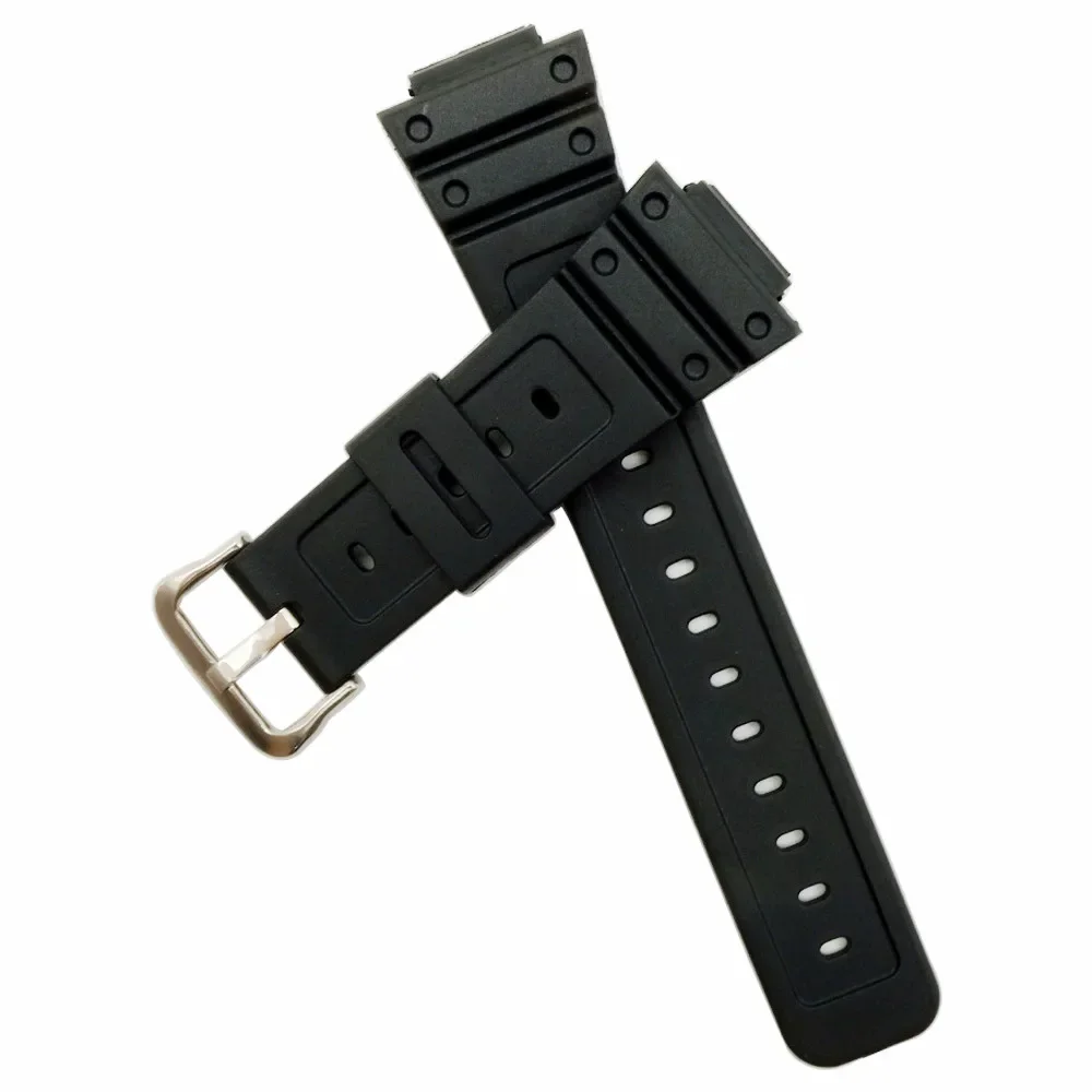 Watchband For G-shock GW-M5610 DW-6900 GW-M5600 DW-5600 G5700 Rubber Strap covex interface 16mm pu Watch band