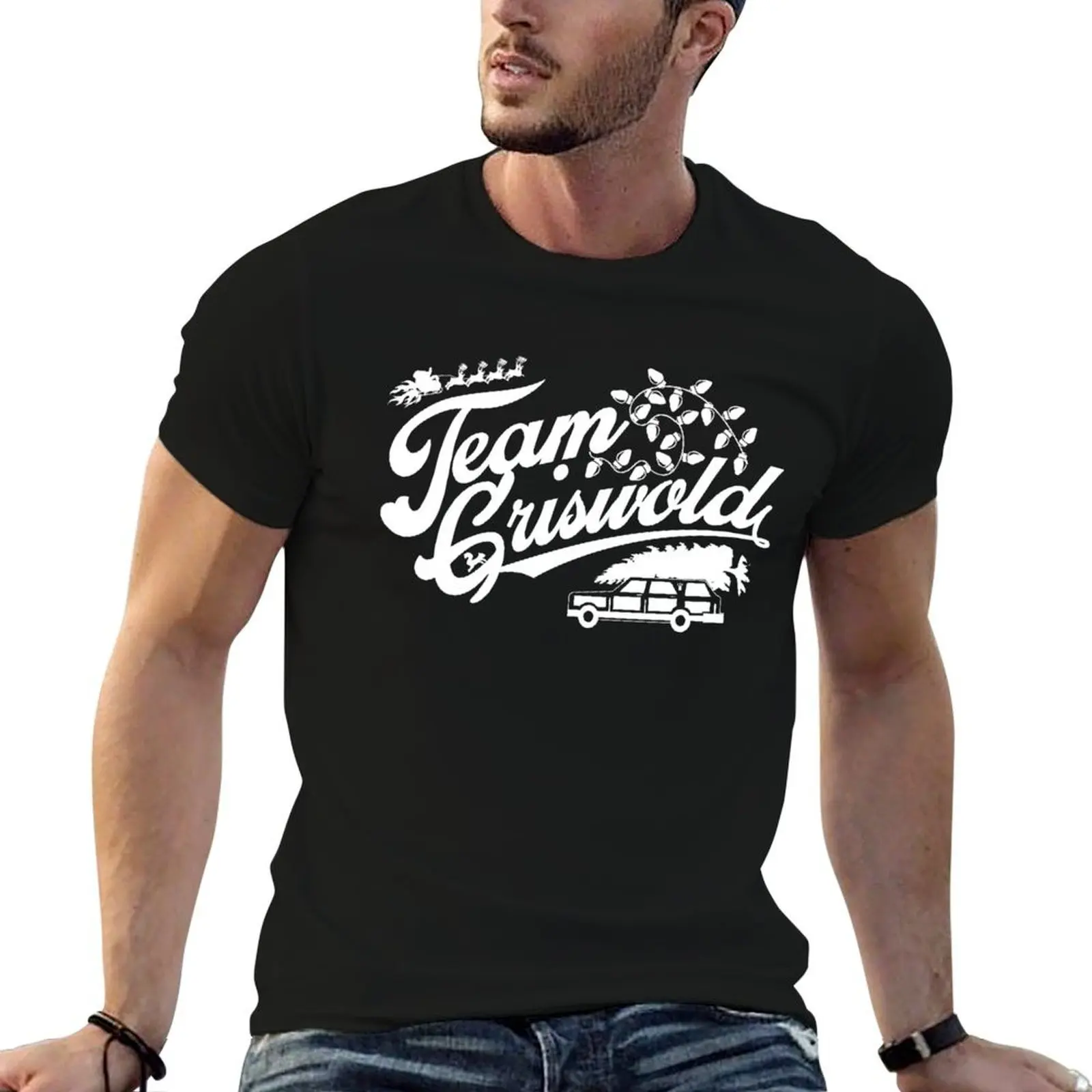 

Team Griswold Christmas Vacation T-Shirt man t shirts graphic t shirts cotton 100% T-Shirt