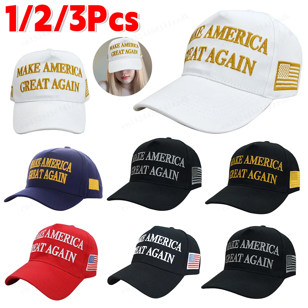 Trump 2025 Make America Great Again Hat Take America Back Hat with USA Flag Embroidery Adjustable Mesh Baseball Cap