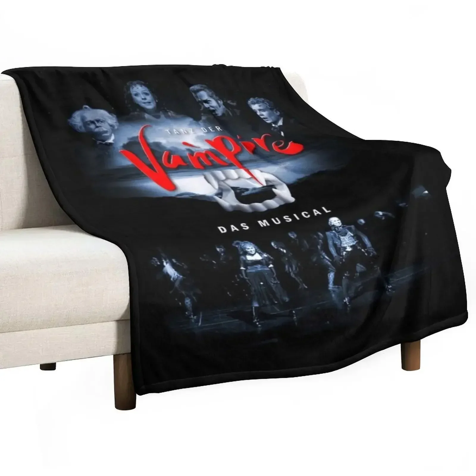 

Tanz der Vampire das musical Throw Blanket Decorative Sofas Soft Plaid Hair Soft Plush Plaid Blankets